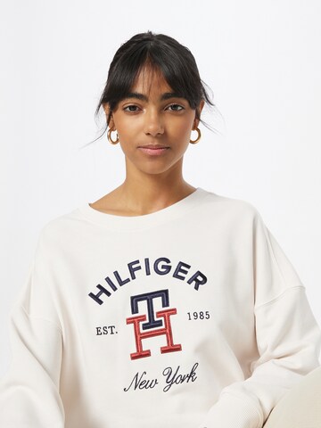 Sweat-shirt TOMMY HILFIGER en blanc