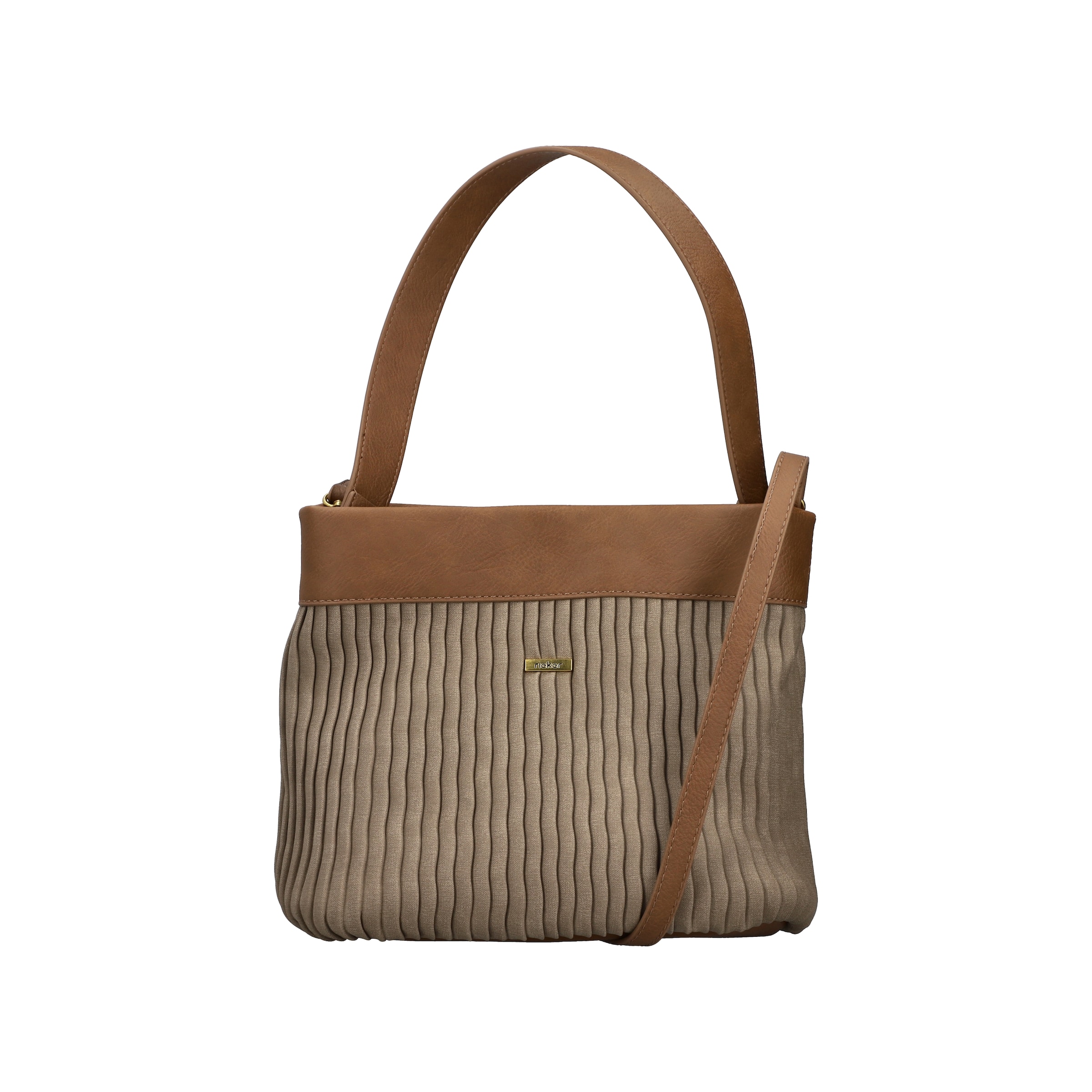 Rieker Shoulder Bag ' H1654 ' in Beige: front