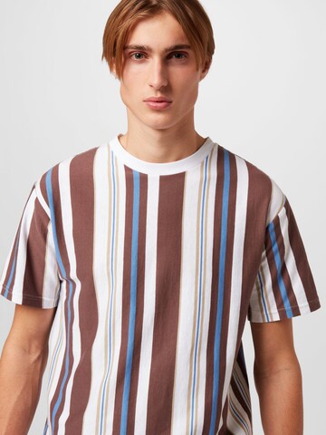 Cotton On Shirt 'DOWNTOWN' in Brown
