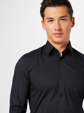 DRYKORN Regular fit Business shirt 'LUTO' in Black