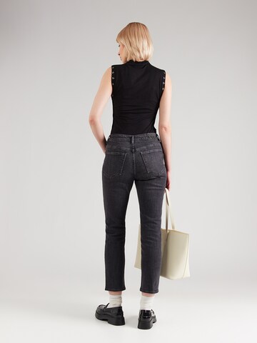 juoda VERO MODA Prigludęs Džinsai 'VMROSIE'