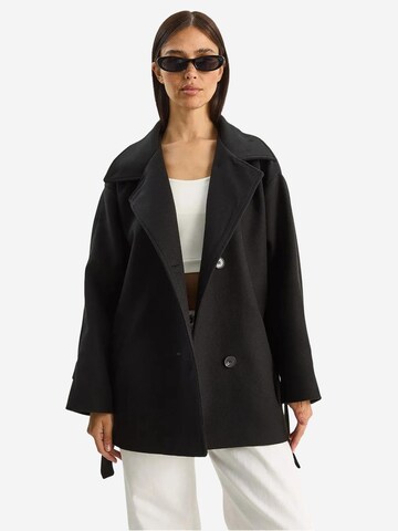 Bianco Lucci Mantel in Schwarz