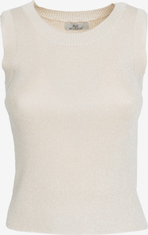 Influencer Knitted Top in Beige: front