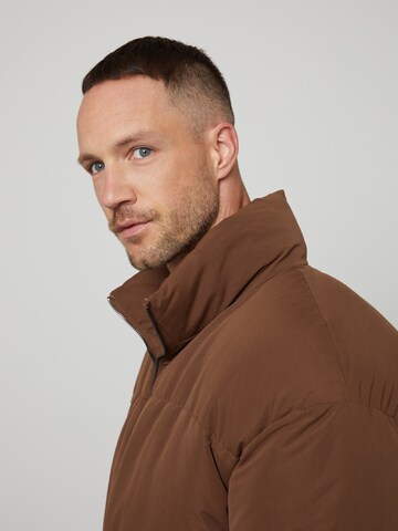 DAN FOX APPAREL Between-Season Jacket 'Keanu' in Brown