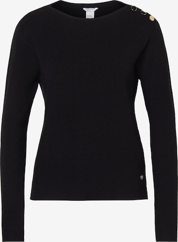 Pull-over 'Ab44ela' ZABAIONE en noir : devant