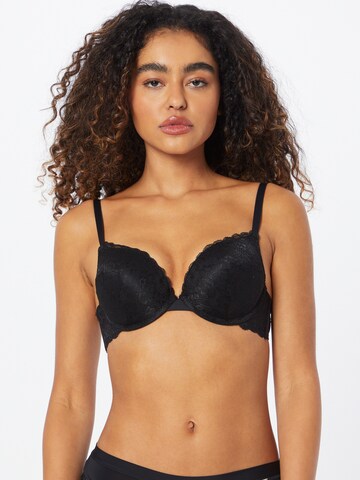 Lindex T-shirt Bra 'Linnea' in Black