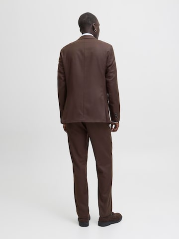 Coupe slim Veste de costume 'JPRSolaris' JACK & JONES en marron