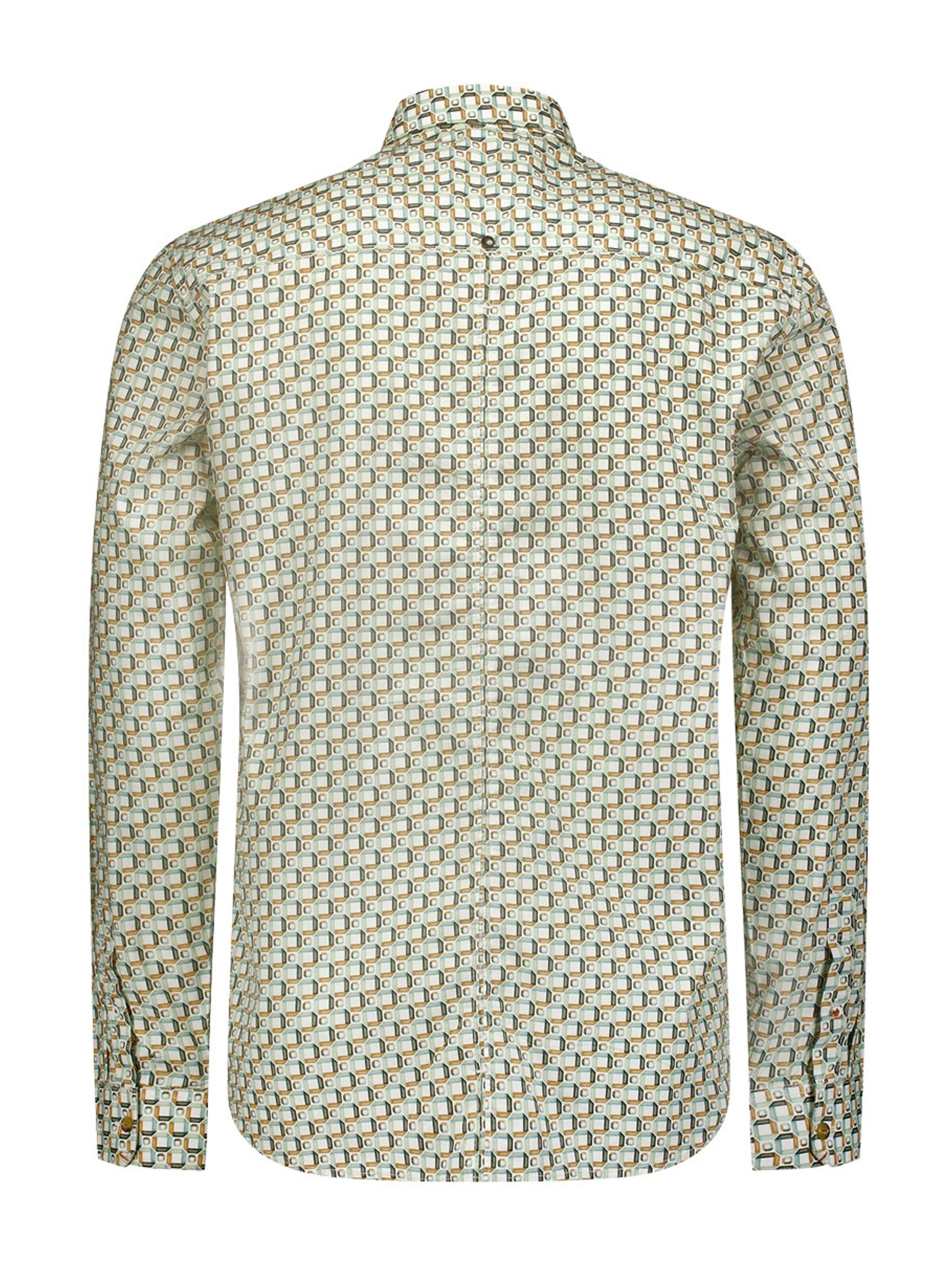 No Excess Regular Fit Hemd in Grün