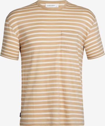 ICEBREAKER Koszulka 'Granary' w kolorze beżowy: przód