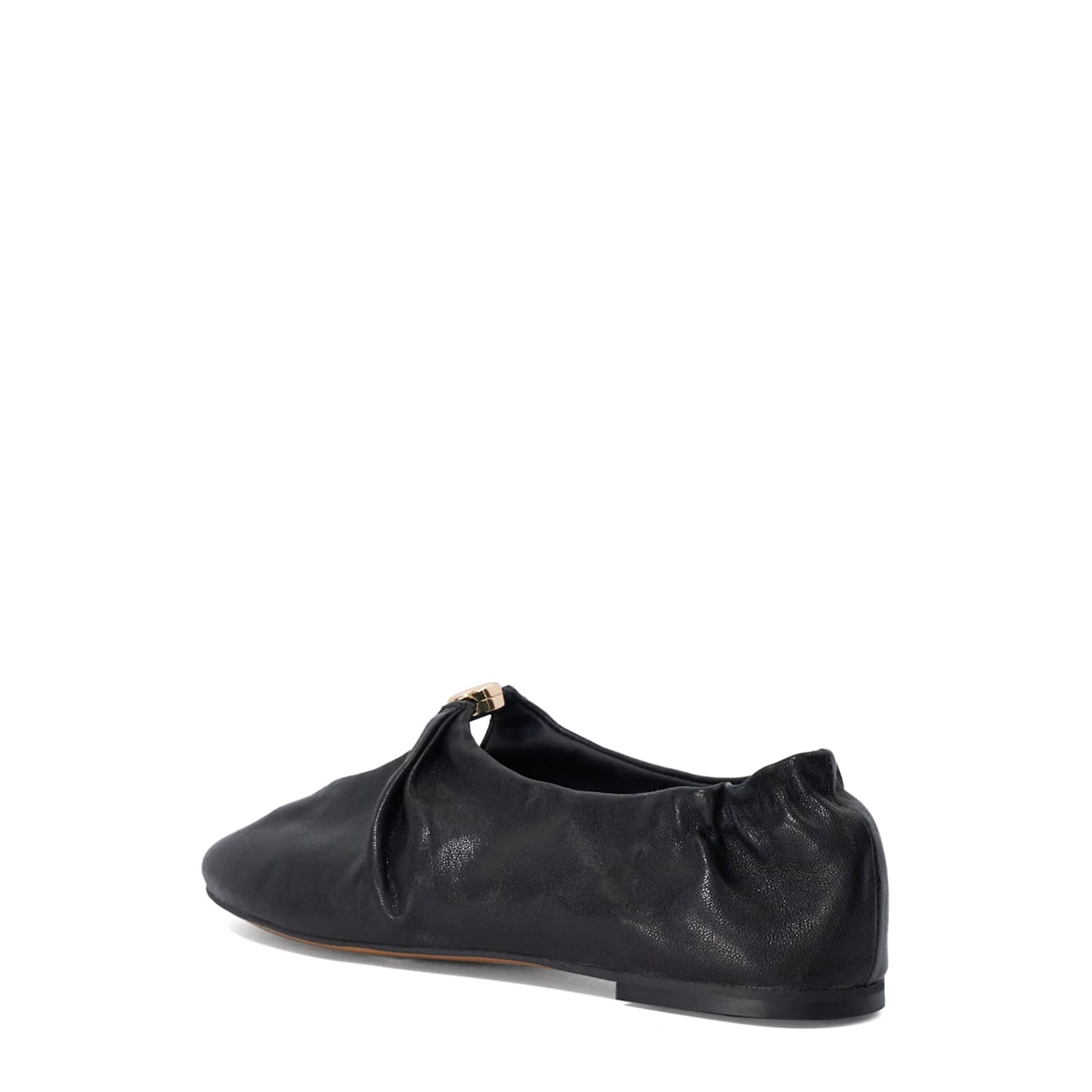 Dune LONDON Ballerina met riempjes 'Havella' in Zwart