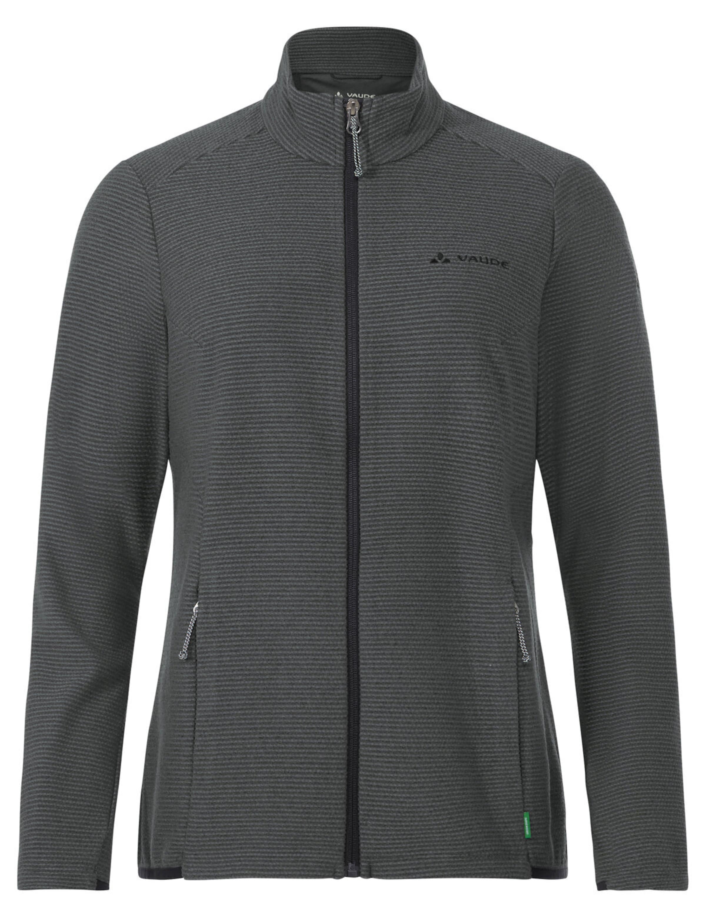 VAUDE Functionele fleece jas 'Strathcona' in Grijs: voorkant