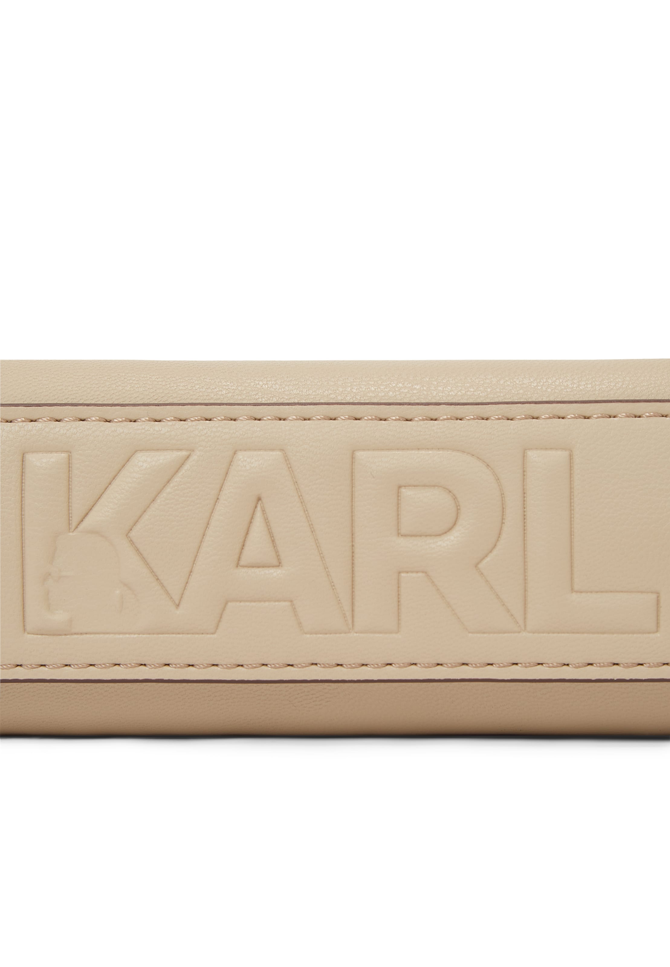 Karl Lagerfeld Umhängetasche 'IKON' in Beige