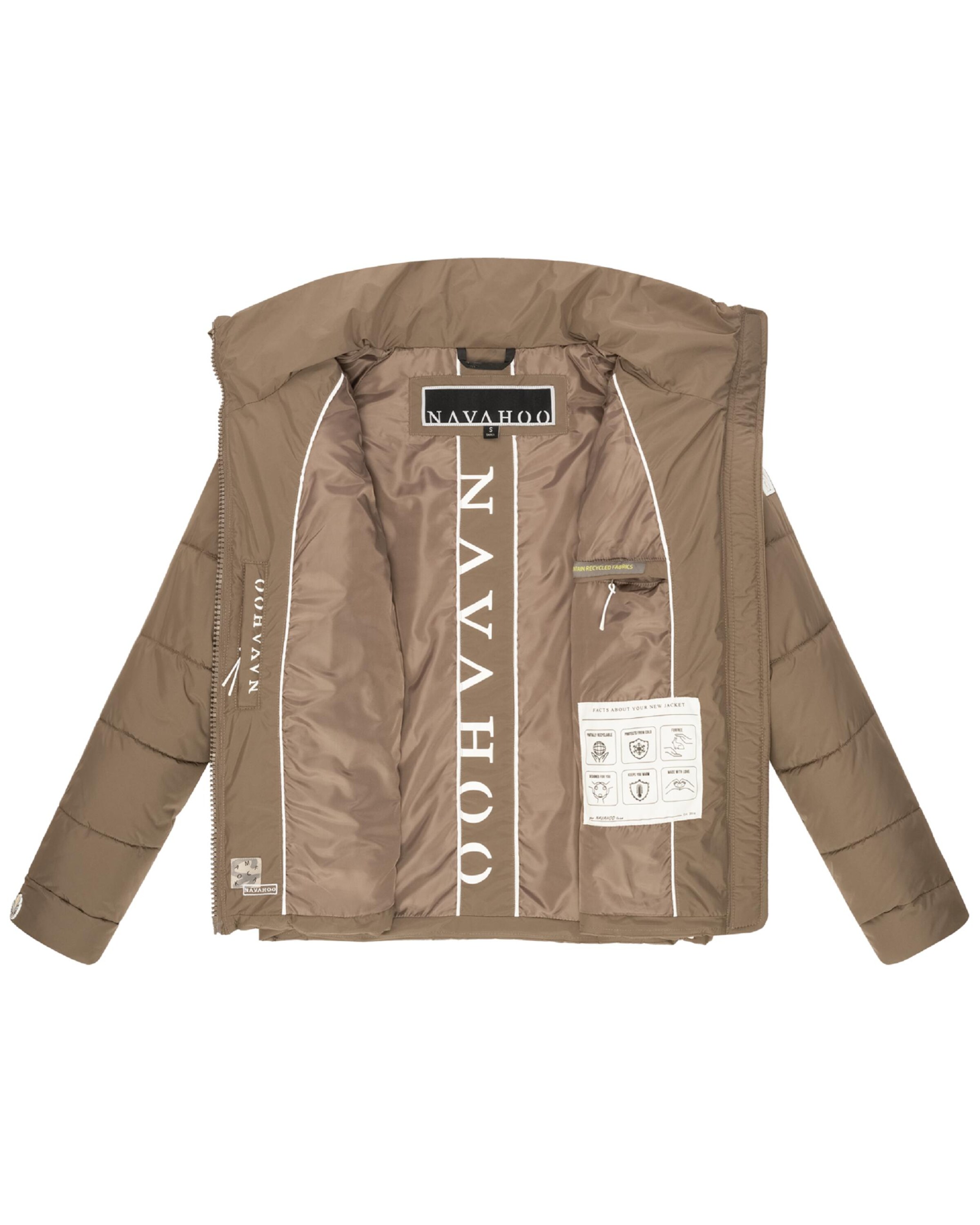NAVAHOO Övergångsjacka 'Luftzauber 14' i brun