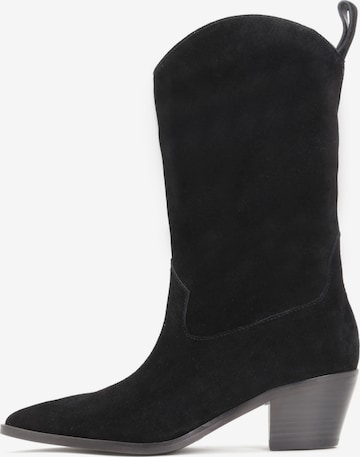 Kazar Cowboy Boots in Black: front