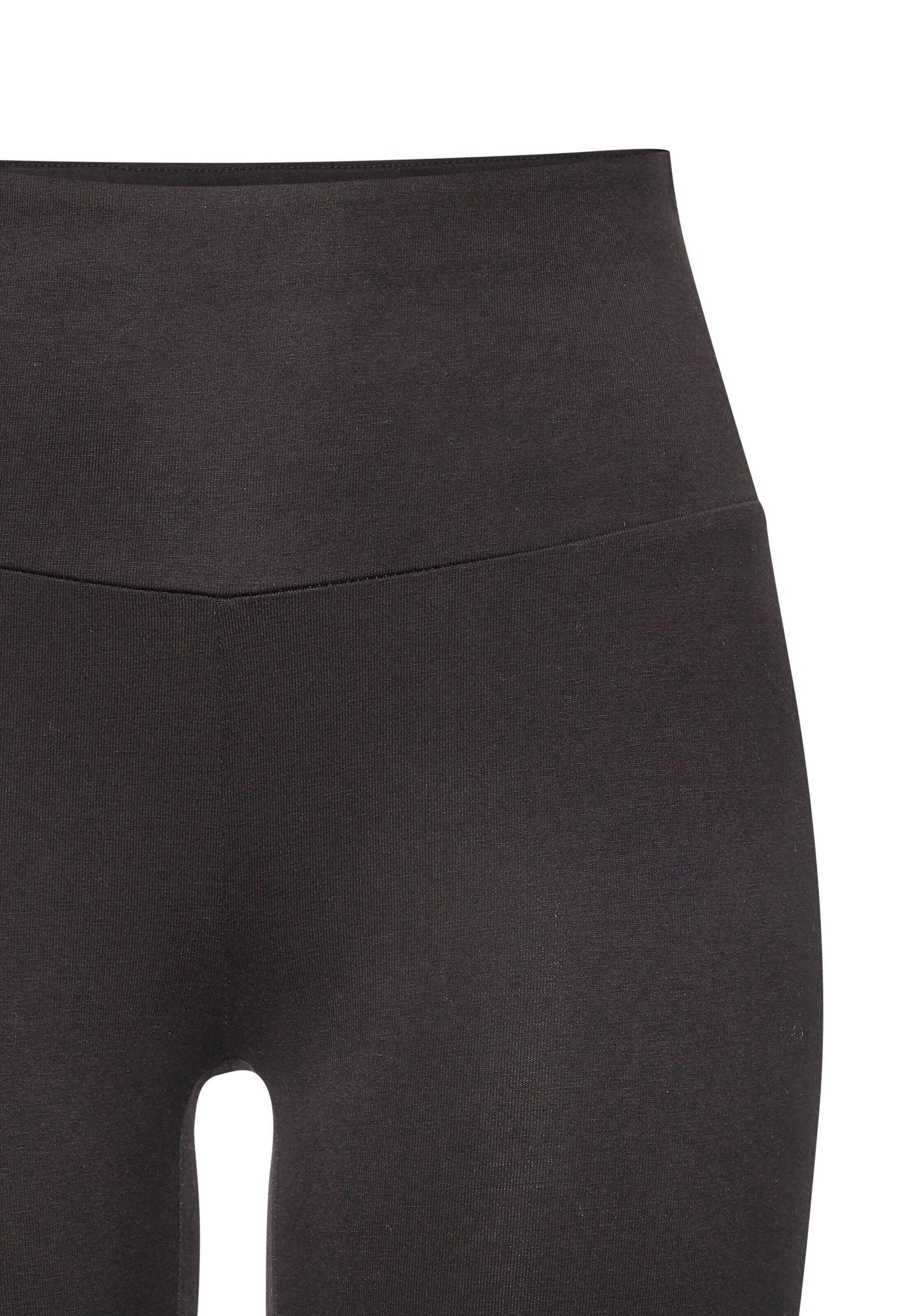 LASCANA ACTIVE Flared Workout Pants in Black