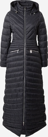Karen Millen Χειμερινό παλτό σε μαύρο: μπροστά