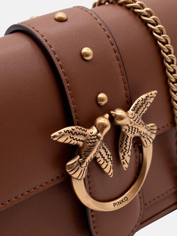 Borsa a spalla '100061 A0F1 PE26' di PINKO in marrone