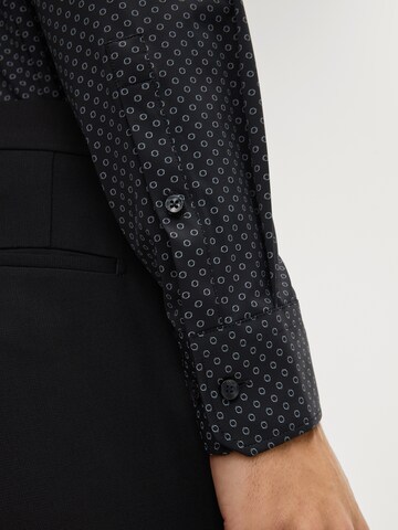 JOOP! Slim fit Overhemd 'Pit' in Zwart