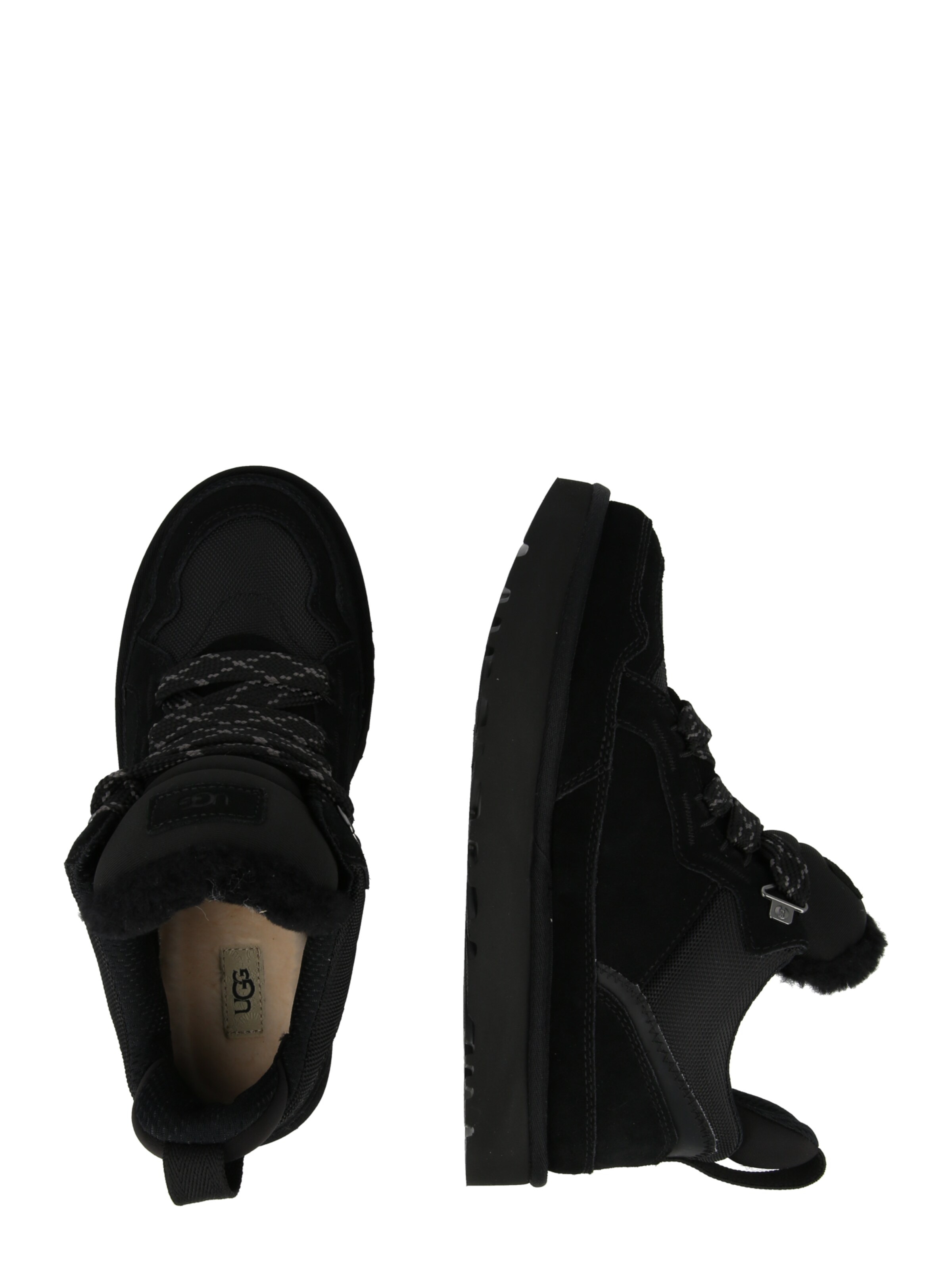Bocanci cu șireturi 'Lowmel' de la UGG pe negru