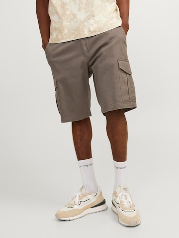 JACK & JONES Regular Cargo Pants 'Joe' in Brown: front