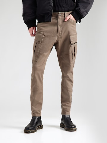 G-STAR Regular Cargo trousers in Brown: front