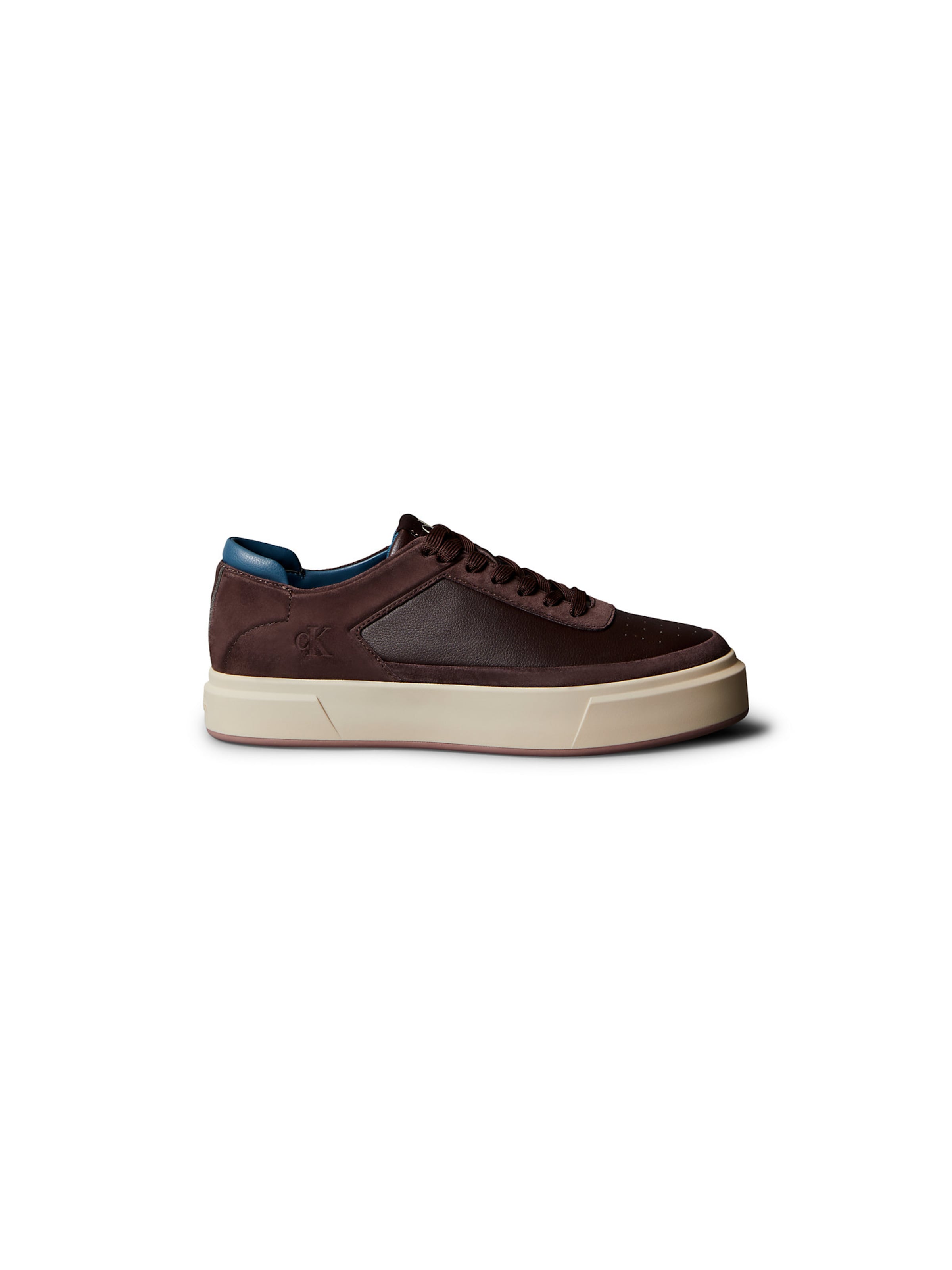 Calvin Klein Jeans Platform trainers in Brown: front