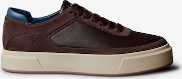 Calvin Klein Jeans Platform trainers in Brown: front