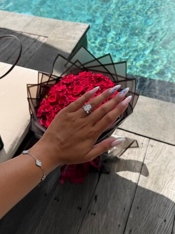 Balmante Jewelry Prsten 'Magnum Oval Cut' – stříbrná