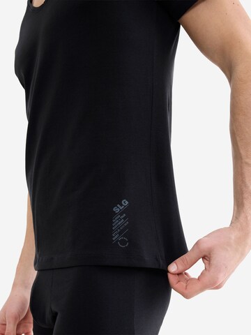 SLOGGI V-Shirt ' SLG Base ' in Schwarz