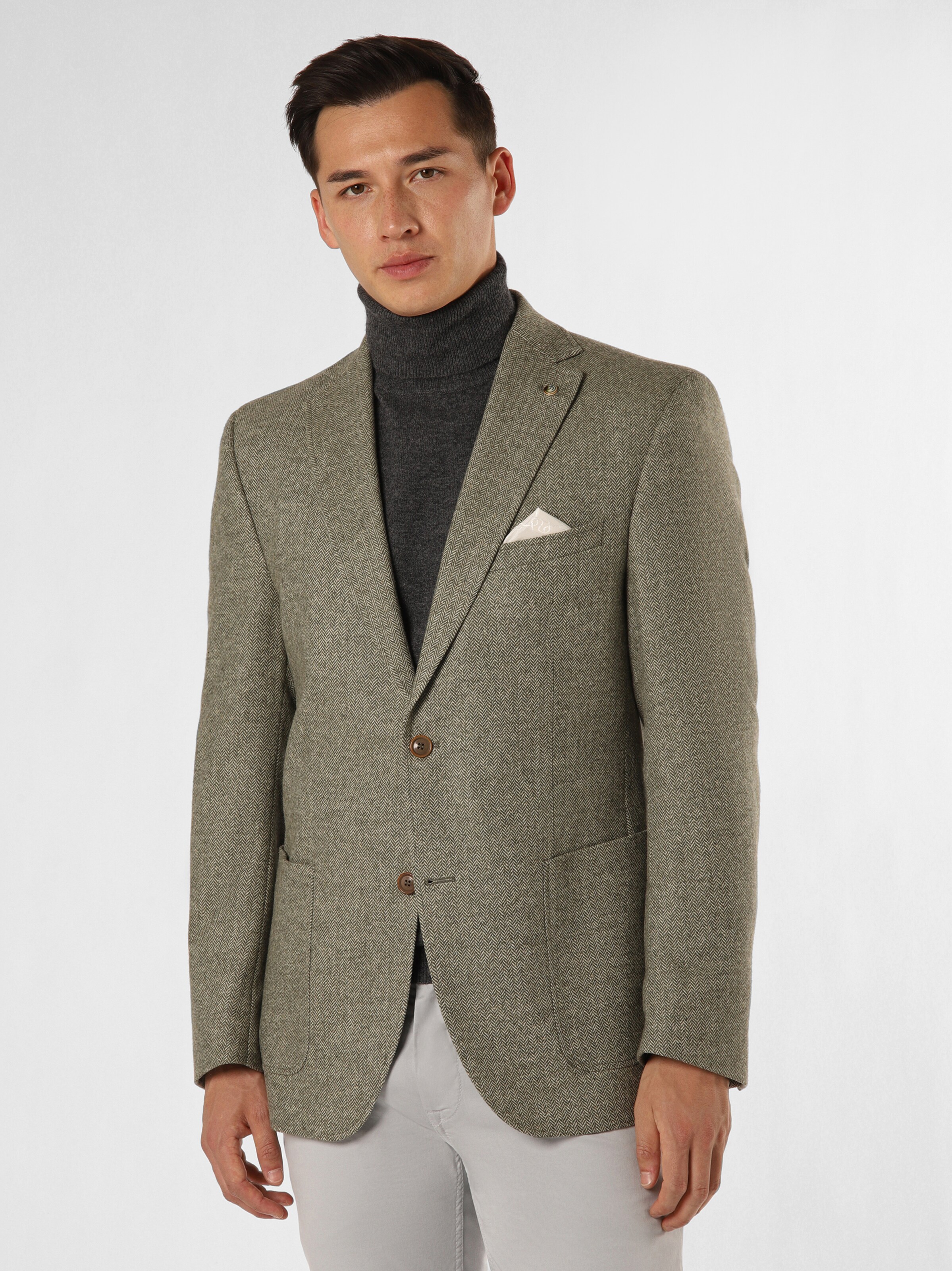 CARL GROSS Regular fit Business Blazer Tedrick G in Beige Olive ABOUT YOU
