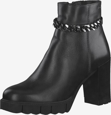 TAMARIS Ankle Boots in Black: front