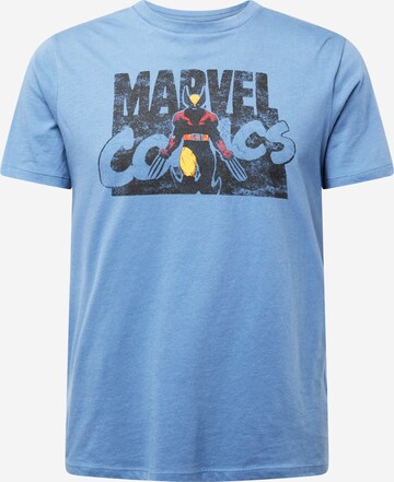 GAP T-Shirt 'WOLVERINE' in Blau: predná strana