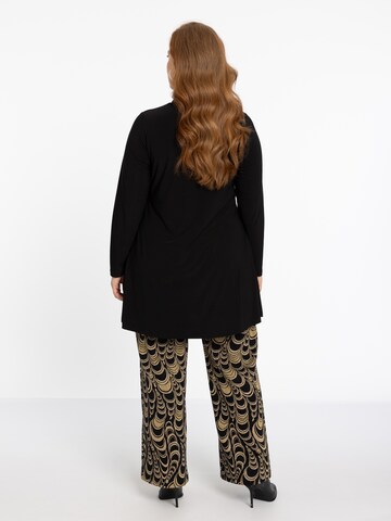 YOEK Wide Leg Hose in Schwarz