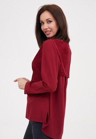 Awesome Apparel Bluse in Rot