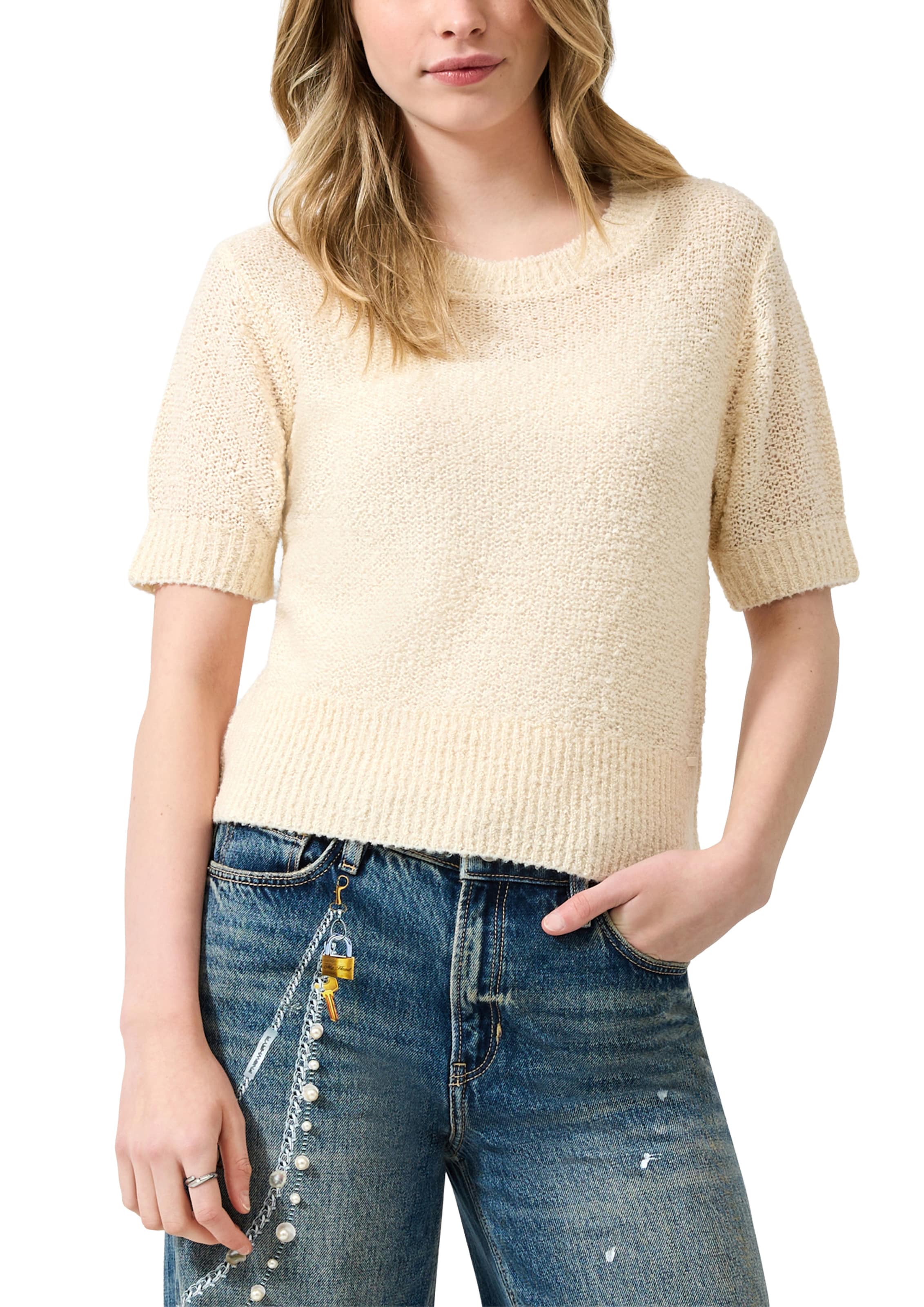 QS Trui in Beige