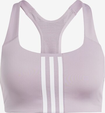 Bustier Soutien-gorge de sport 'Powerimpact' ADIDAS PERFORMANCE en violet : devant