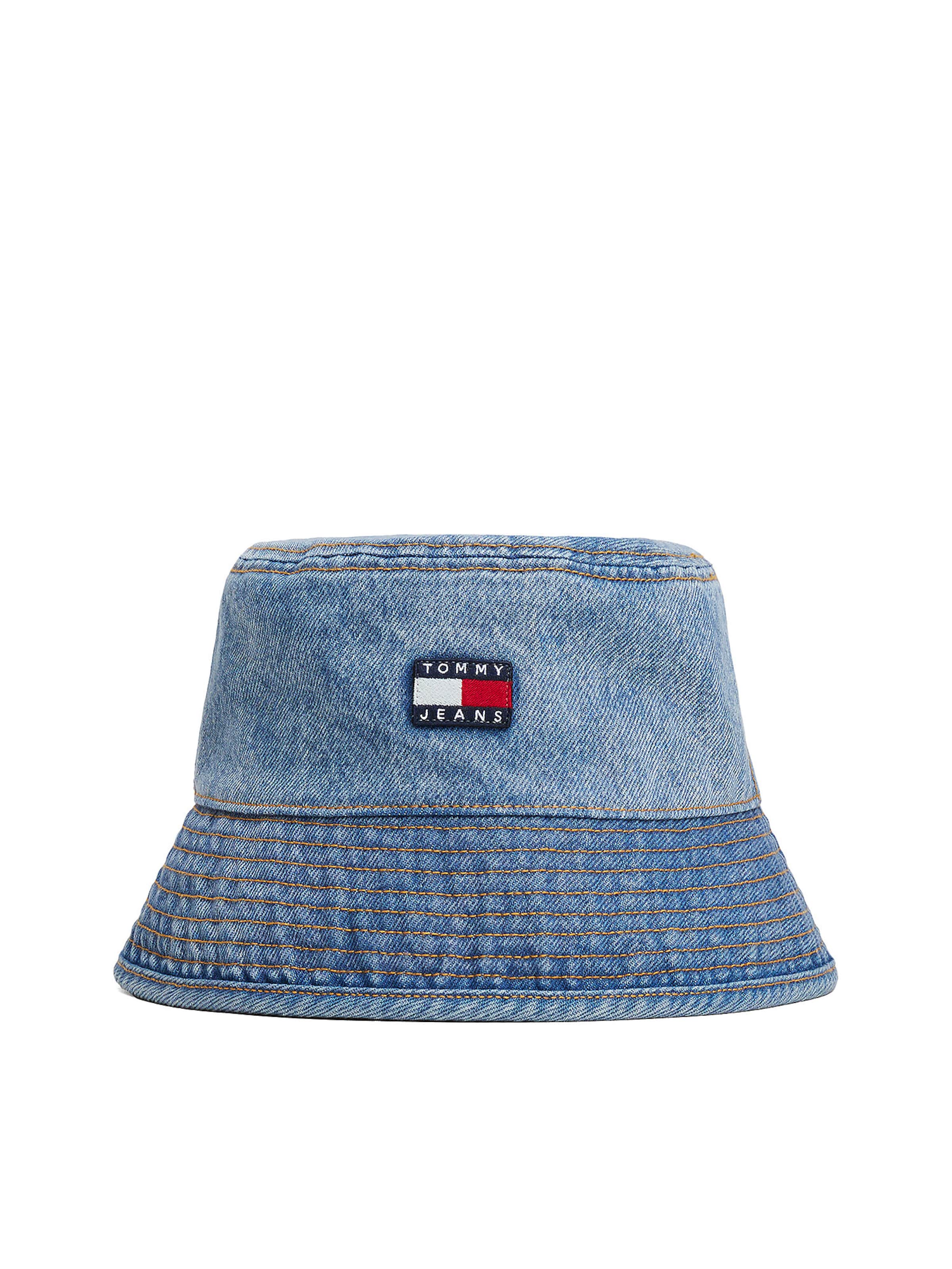 Tommy Jeans Hat 'Heritage' in Blue: front