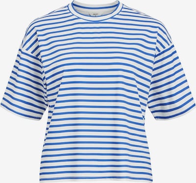 OBJECT T-shirt oversize en bleu / blanc, Vue avec produit