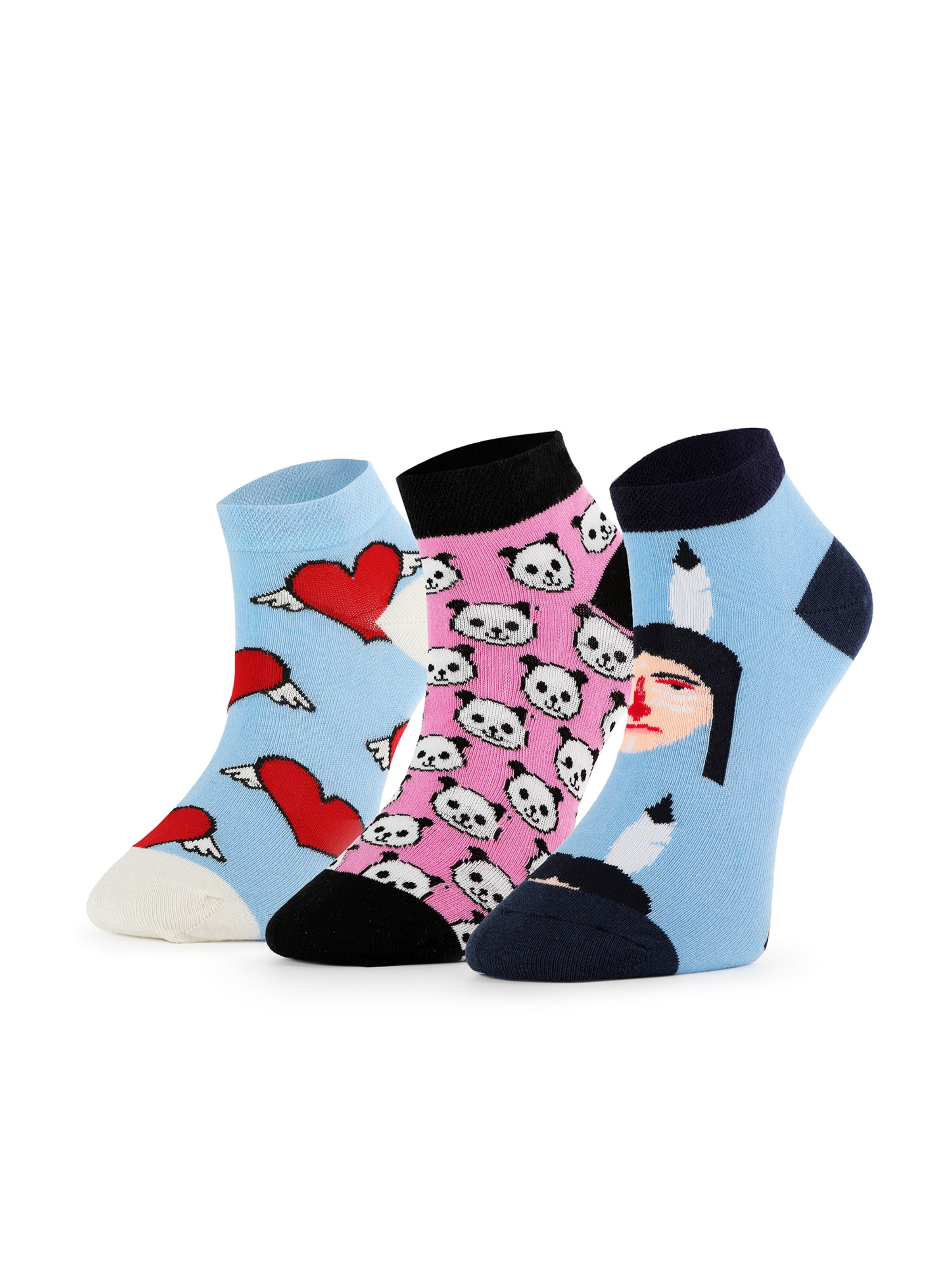 Crea Socks Ankle Socks 'Bunt' in Mixed colors