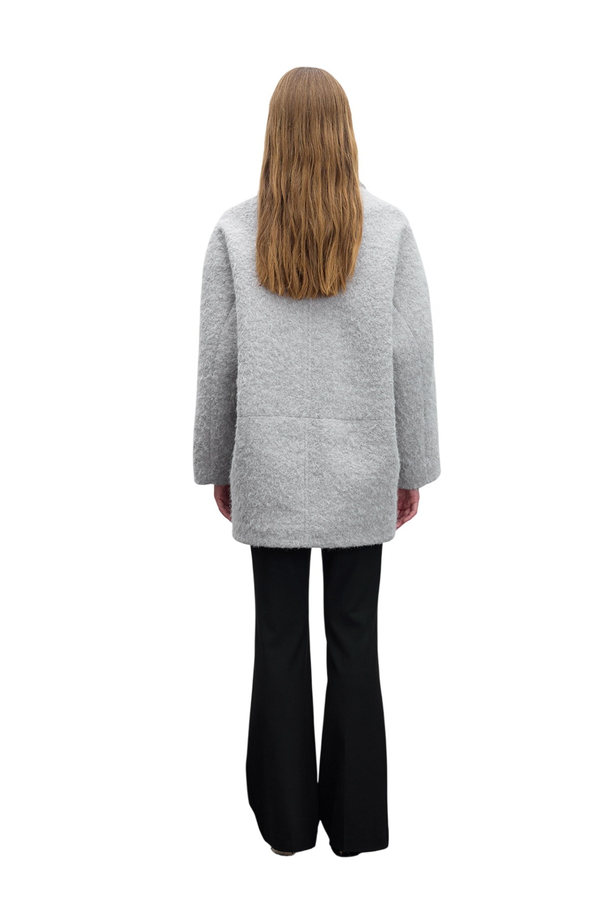 Manteau mi-saison MANUKA en gris