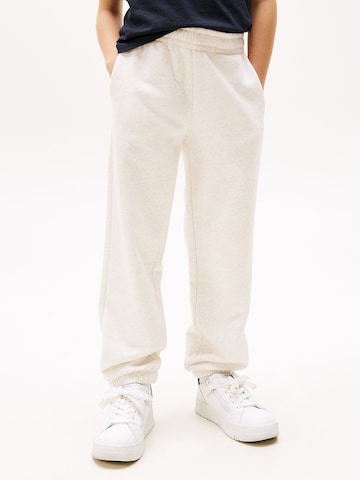 TOMMY HILFIGER Tapered Pants in White: front