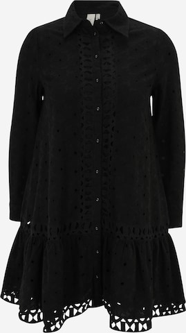 Y.A.S Petite Shirt Dress 'GINNIE' in Black: front