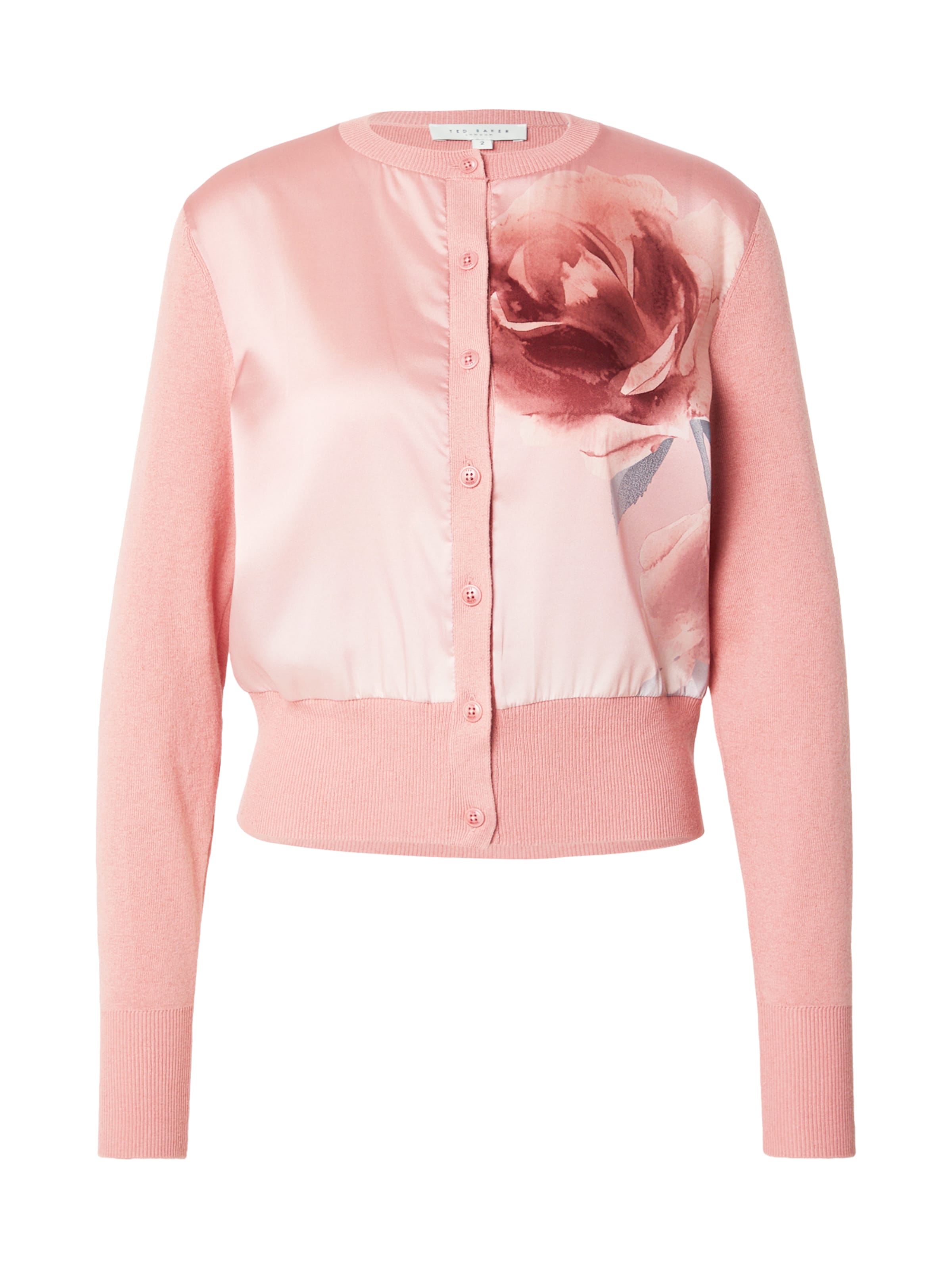 Ted Baker Вязаная кофта 'ILYNA' в размере XS в Коралловый / Розовый / Маджента / Серебристый, Обзор товара