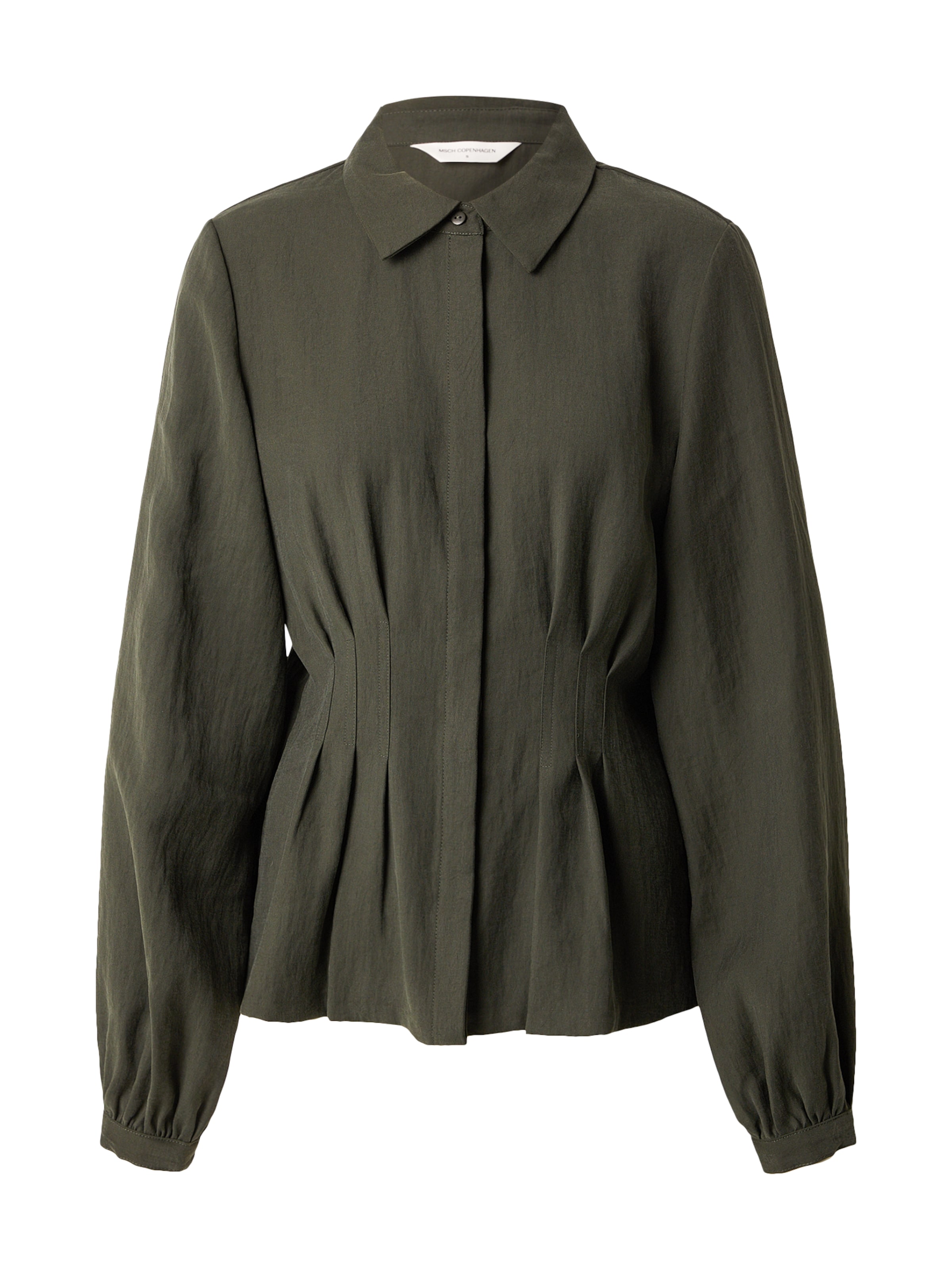 MSCH COPENHAGEN Pluus 'Manny', värv roheline: eest vaates