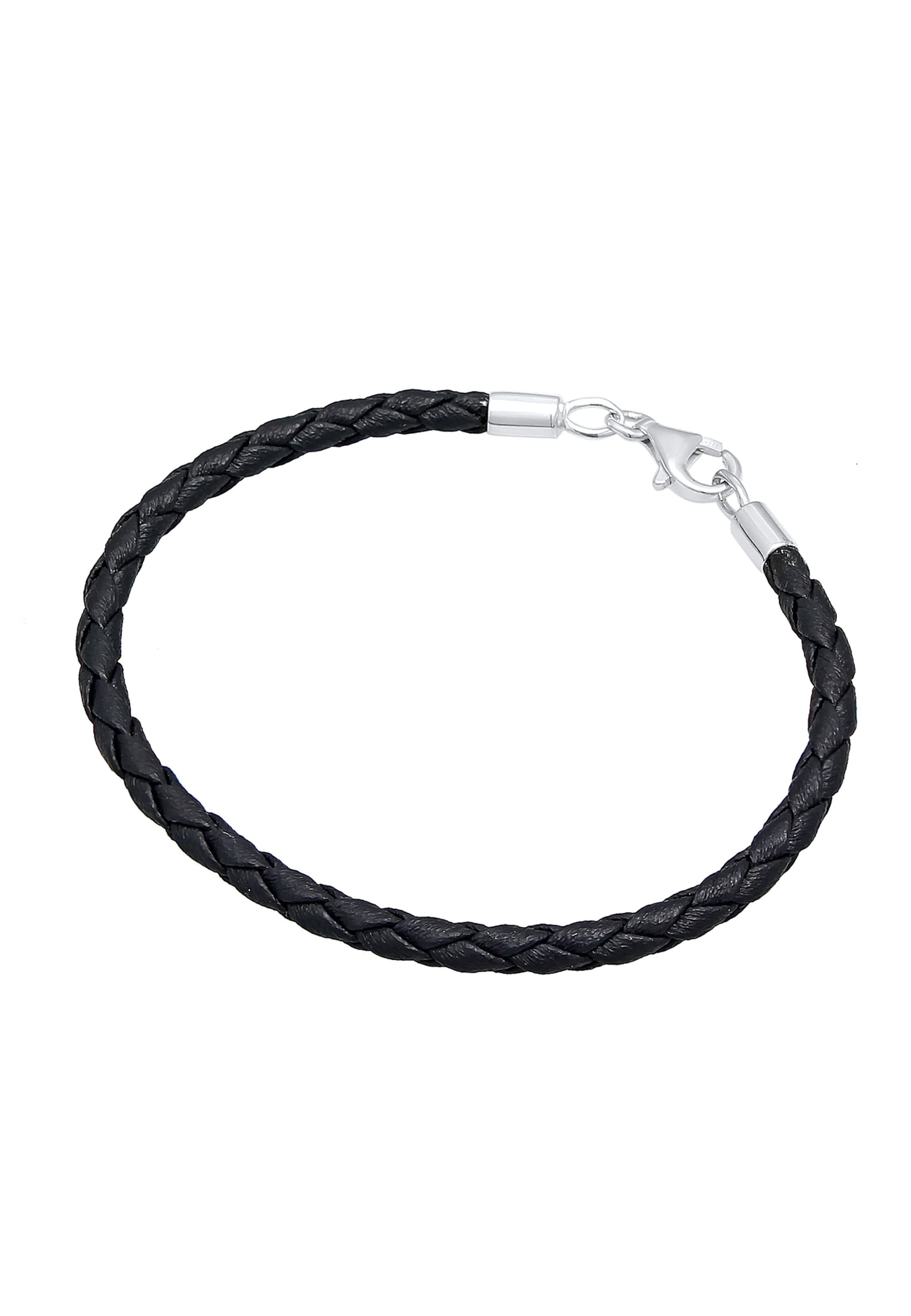 Nenalina Βραχιόλι 'Geflochten' σε μαύρο