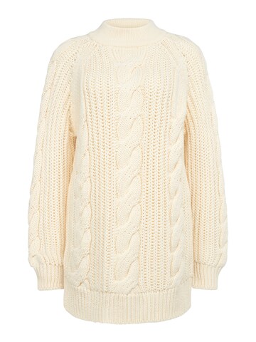 UNFOLLOWED x ABOUT YOU Knitted dress 'HEATHER' in Beige: front