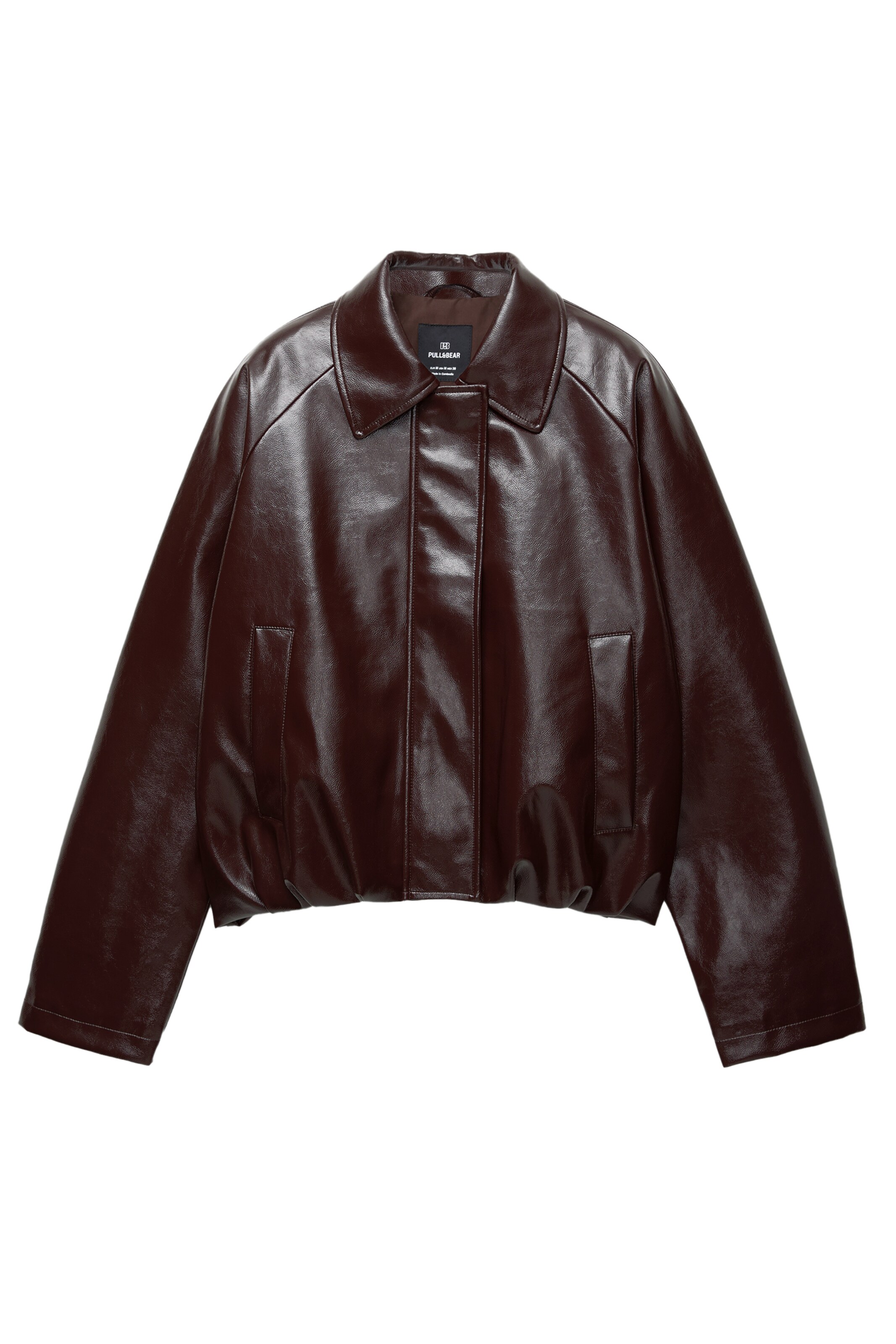 Veste mi-saison Pull&Bear en rouge : devant