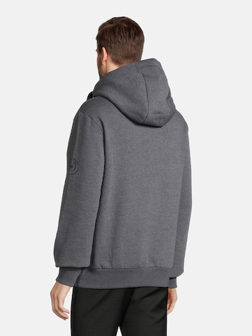 Sweat-shirt 'HEFF - SNOWMAN' salzhaut en gris