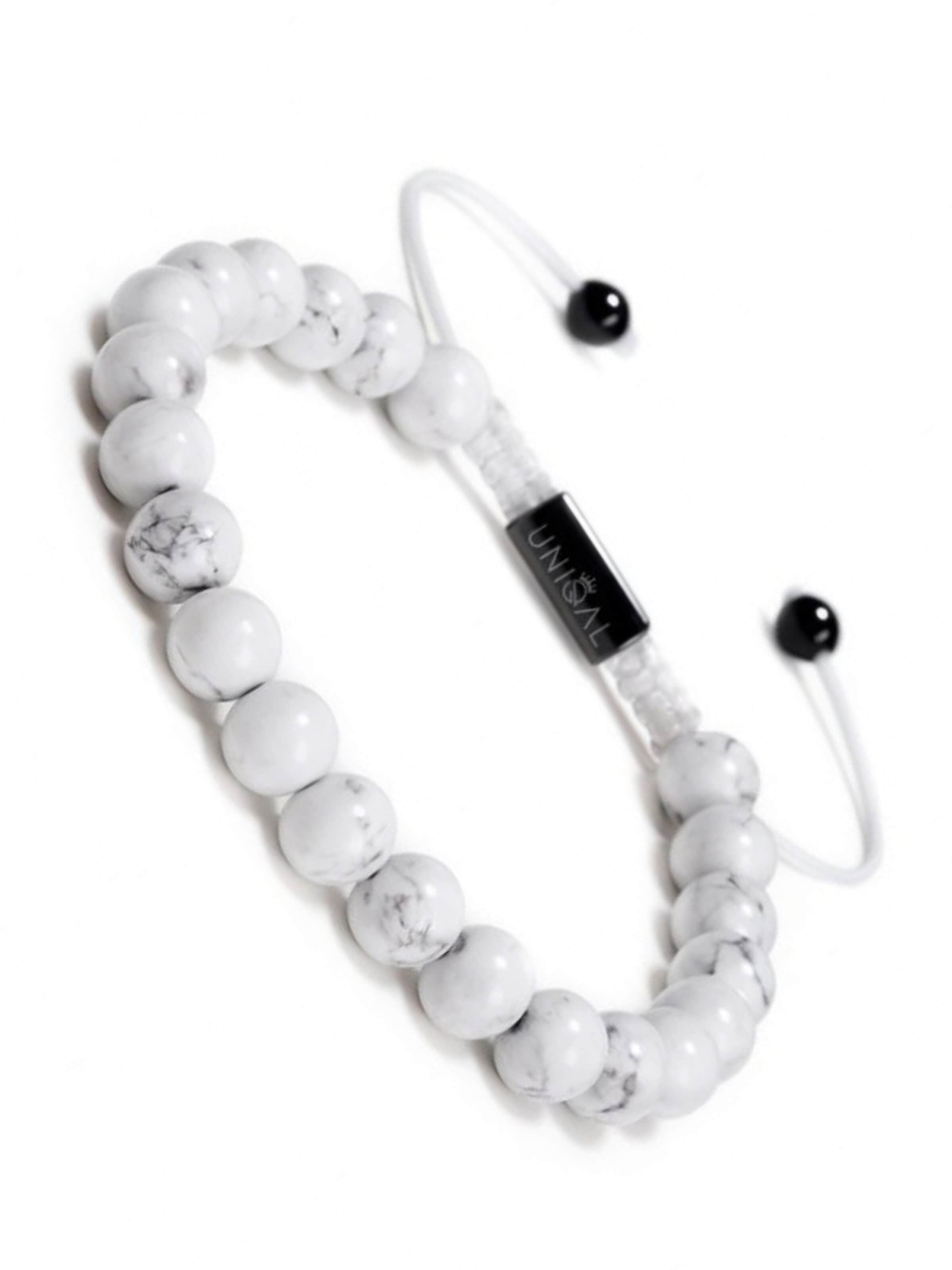 Bracelet 'HOWLITH' UNIQAL en blanc : devant
