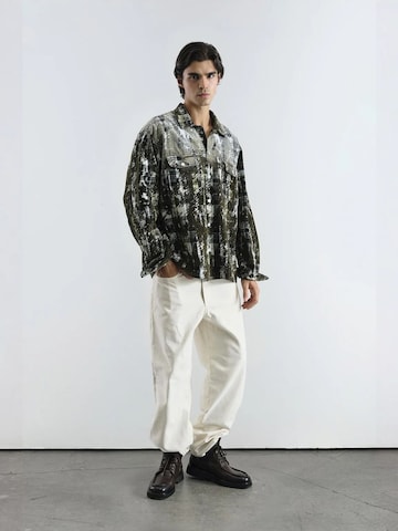 Coupe regular Chemise Giesto en vert : devant